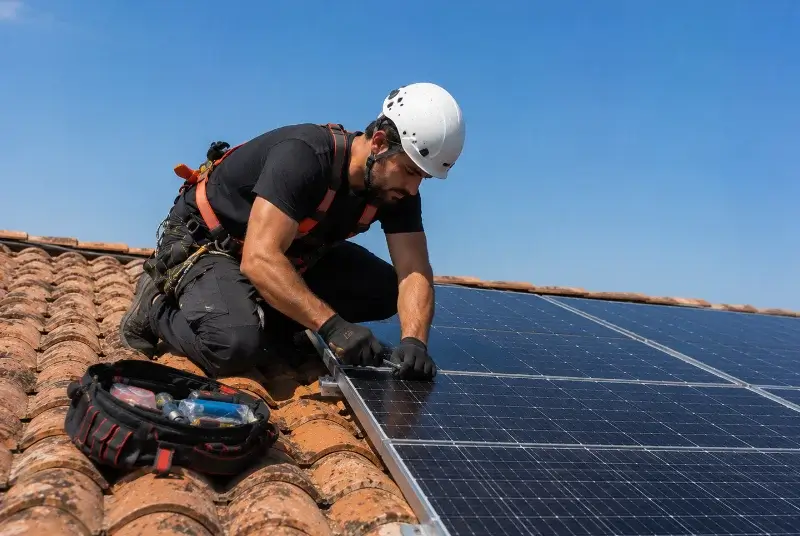 Maintenance et monitoring de panneaux solaires à Aressy