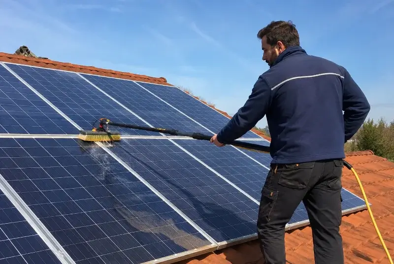 Nettoyage et entretien de panneaux solaires à Aressy